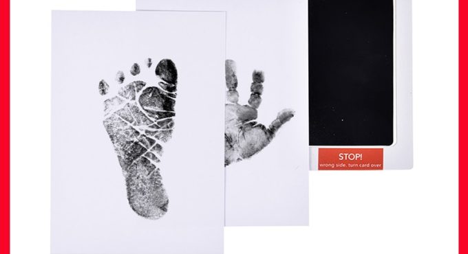 50 pcs Baby Footprint Handprint Ink Pads