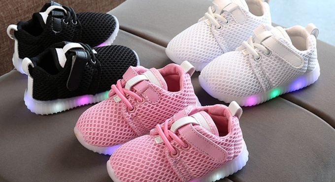 Newborn Toddler Baby Boys Girls Kids Luminous Sneakers Light Up Shoes LED Shoes Children's Shoes Casual Shoes