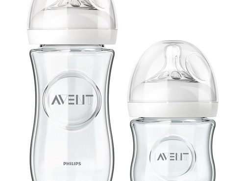 Philips Avent Natural Glass Baby Bottle Set 2'li (240 ml + 120 ml)