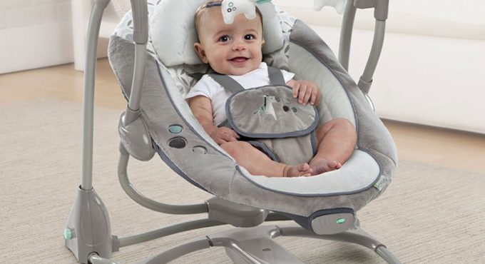 Electric Swing Baby Comfort Chair Baby Rocking Chair Multifunctional Music Baby Cradle Suitable for 0-3 Years Old Newborn Gift