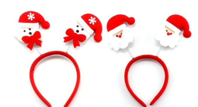 1PCS Christmas Headband Hair Accessories Christmas Party Christmas Gift For Kids Adult Hair Jewelry Accessories