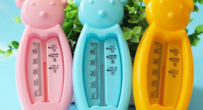 Baby Water Thermometers Toy Smart Bear Shape Baby Bathing Toys For Childern Kids Acurate Temperature Teller Bath Thermometers