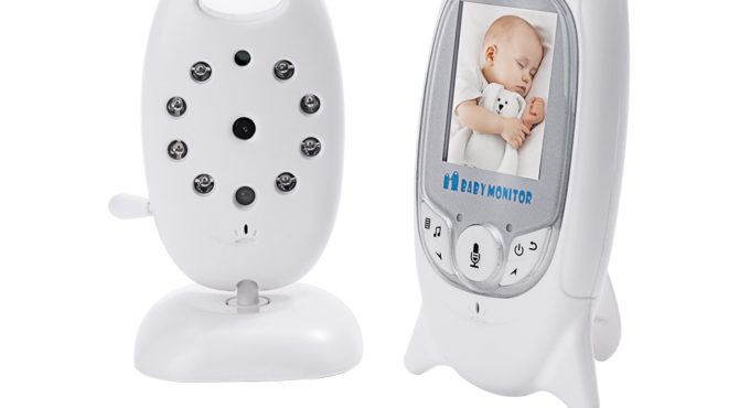 Baby Monitor Wireless 2'' LCD Babysitter 2 Way Talk Camera Night Vision Temperature Monitoring 8 Lullaby Nursing Reminder