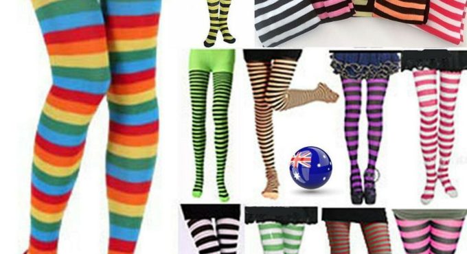 Halloween Cosplay Children Stripe Pantyhose Stockings Kids Girls Children's Party Masquerade Baby Costumes Boys Christmas