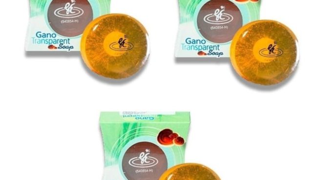 Gano transparent rishi mushroom transparent soap 3 box x 100 g