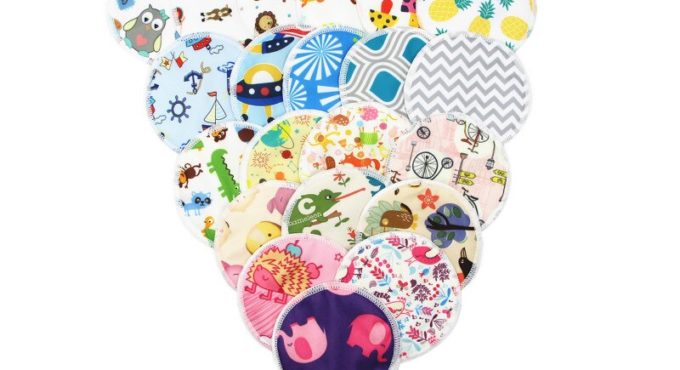 3 Layers Nurse Cotton Reusable Breast Nursing Pads Nursing Waterproof Washable Pad Baby Breastfeeding Accessory Postnatal