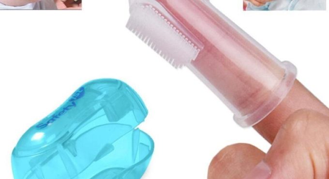 Silicon Toothbrush+Box Baby Finger Toothbrush Children Teeth Clean Soft Silicone Infant Tooth Brush Rubber Cleaning Baby Brush