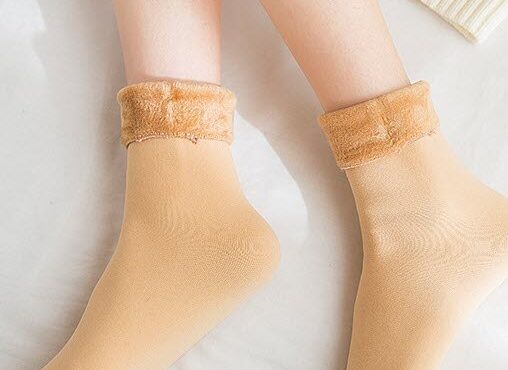 warm and thickning winter socks long legs socks plus velvet thickning socks man and woman adults average size 2 pairs/lot