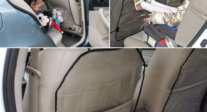 Car Seat Cover Protector for Kids Baby Kick Mat Mud Clean Dirt Decals Car Auto Seat Kicking From Mud Dirt Automobile Kicking Mat