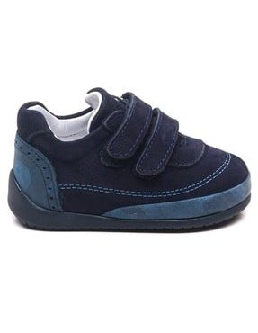 Unisex Baby Leather Orthopedic First Step Shoes, Unisex Baby Shoes, Navy Leather Shoes Unisex