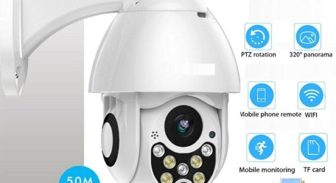 Baby Sleeping Monitors CameraOutdoor Waterproof Wireless WIFI Security IP Camera 1080P Speed Dome with Seven Night Vision Lights