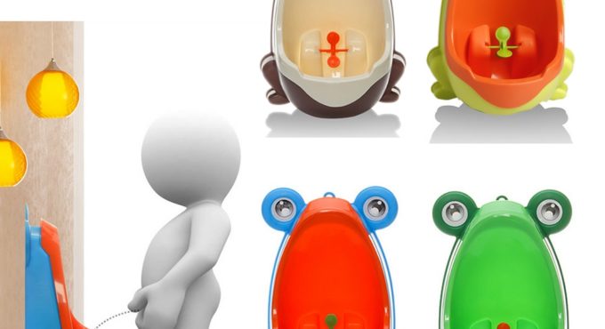 Frog Plastic Baby Boys Children Pee Potty Toilet Training Kids Urinal Bathroom