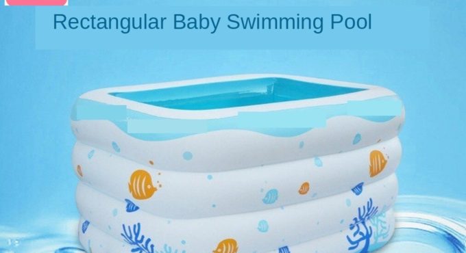 New PVC Environmentally Friendly Bathing Pool Large Thickened Inflatable Infant Baby Inflatable Swimming Pool Inflation