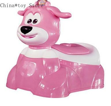 Cartoon baby potty PP plastic children's toilet baby toilet portable toilet child chair plastic baby toilet seat toilet baby toi