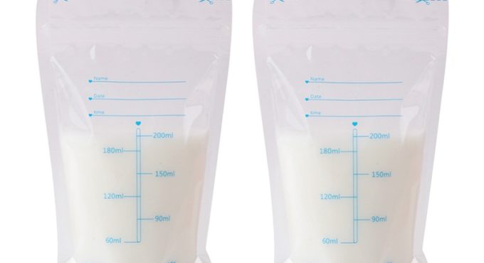 30/60/90 Pcs/Bag 200ml Milk Freezer Bags Milk Baby Food Storage Breast Milk Storage Bag BPA Free Baby Safe Feeding Bags Feeding