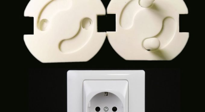 EU Power Socket Outlet Rotate Cover Baby Child Safety Protector Guard Anti Electric Shock Plug Socket Protector Caps