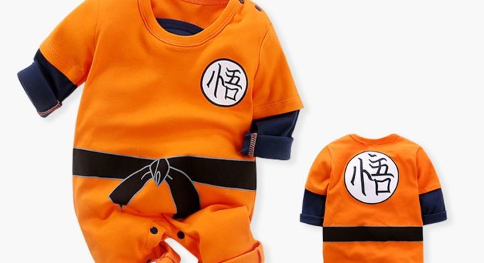 Dragon DBZ Ball Z Anime Costume Newborn Baby Boy Clothes Children Overalls Kids Clothing Infant Romper Onesie Jumpsuit Halloween