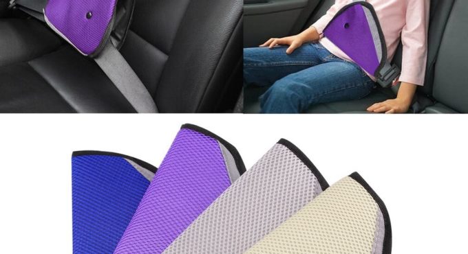 Pro 8Color Kids Children Car Safe Fit Seat Belt Adjuster car safety belt adjust device baby child protector positioner Breathabl