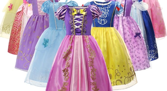 Christmas Girls Princess Dress Halloween Costume Birthday Party Clothing for Children Kids Vestidos Robe Fille Girls Fancy Dress