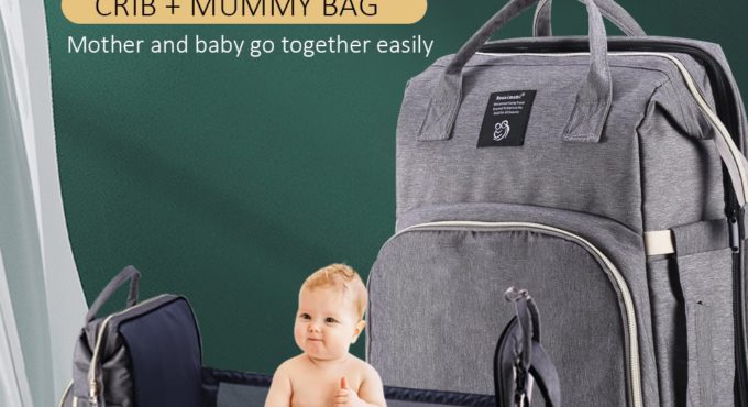 Mummy Maternity Nappy Bag Large Capacity Baby Diaper Bag Bed Travel Backpack Nursing Bags Large Capacity Stroller Bag