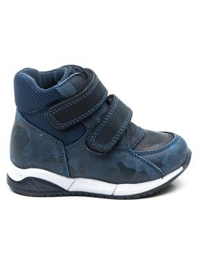 Boy Navy Blue Leather Orthopedic Boot, Size 21-25, Children Shoes, Winter Boots, Boots For Boys, Leather Shoes