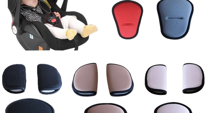 Stroller Belt Strap Covers Soft Shoulder Pads Crotch Pad For Baby Car Seat Infant High Chair Harness Stroller Accessories 3pcs