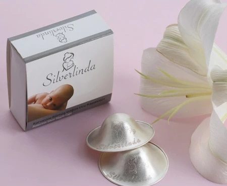 Original Silver nipple covers shield 999 Sterling pure silver mom newborn nipple genuine silver protector healthy