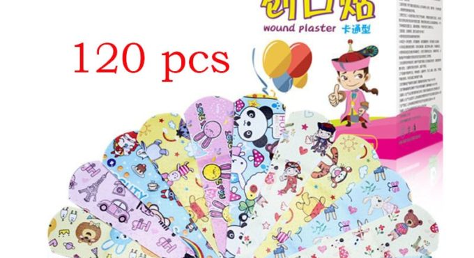 120 Pcs/box Cartoon Band-aid Cute Mini Children Breathable Waterproof Bandage Medical ok Bandages Hemostatic Patch