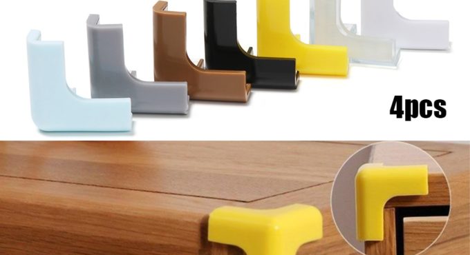 4PCS Soft Silicon Baby Safe Corner Protector Table Desk Corner Guard Children Safety Edge Guards For Baby Kids Protection