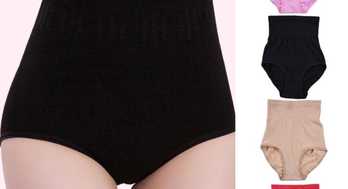 High Waist Belly Pants Shorts Postpartum Underwear Panties Shaping Pants Abdomen Shapewear Shaped Pants Abdomen Underwear