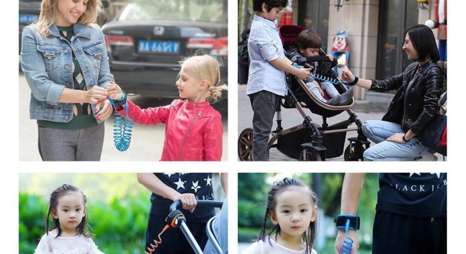 Child Safety Care Product Harness Leash Anti Lost Adjustable Traction Baby Wrist Belt Link Kids Dropshipping Rope Wristband S6G2