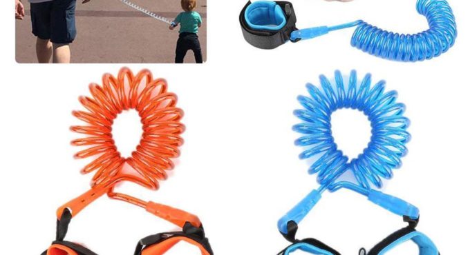 Adjustable Kids Safety Harness Child Wrist Leash Anti-lost Children Walking Belt Wristband Baby Assistant Walker Link Anti- R7E7