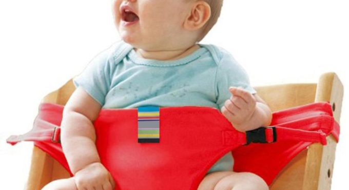 Baby Chair Dining Safety Belt Foldable Washable Infant Dining High Dinning Cover Seat Safety Belt Feeding Baby Care Accessories