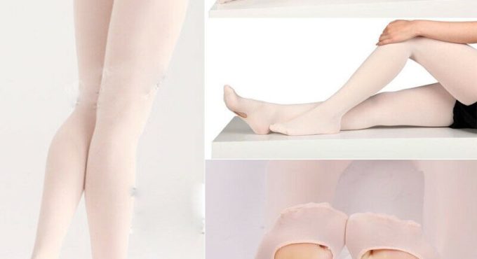 Kids Girls Adults Ballet Pantyhose Convertible Tights Dance Stocking Solid color Tights