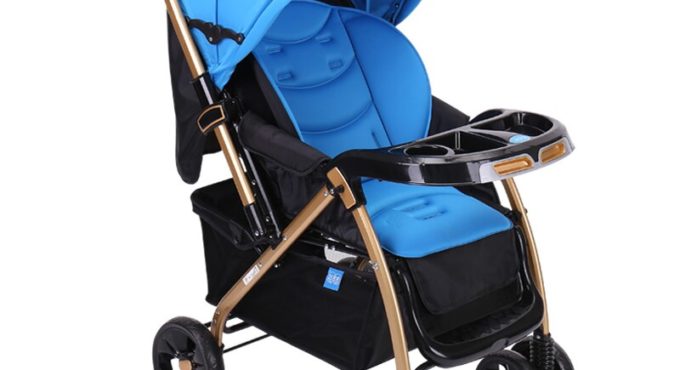 Portable foldable baby stroller can sit and lie on baby stroller travel stroller Neonatal cart baby stroller 3 in 1