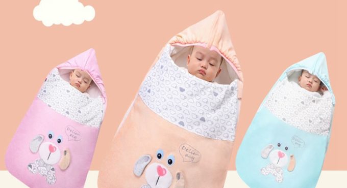 Newborn Baby Sleeping Bag 55*90cm,21.65*35.4in Pure Cotton Non-Slip Spring Winter Security Baby Sleeping Bag For Car Invierno