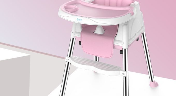 Folding Baby Highchair Kids Chair Dinning High Chair for Children Feeding Baby Table and Chair for Babies Toddler Booster Seat