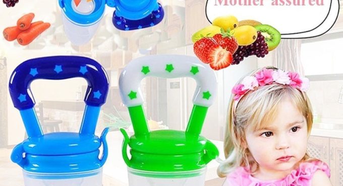 Pacifier For Portable Baby Bottle Feeding Fruit Vegetable Food Newborn Supplement Juice Music Feeder Bite Baby C0I5