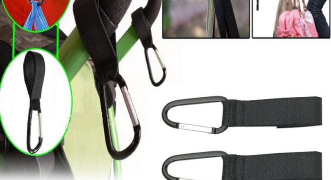 Baby Stroller Hook Accessories Plastic Baby Car Carriage Hook Magic Stick Hook Pram Pushchair Hanger Hanging Metal Hook Dropship