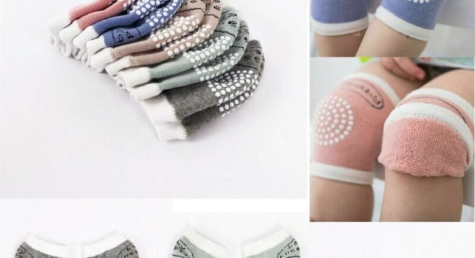 Toddler Kids Baby Girls Boys Crawling Anti-Slip Knee Pads Socks for Unisex Baby Toddlers Kids Safety Baby Accessories