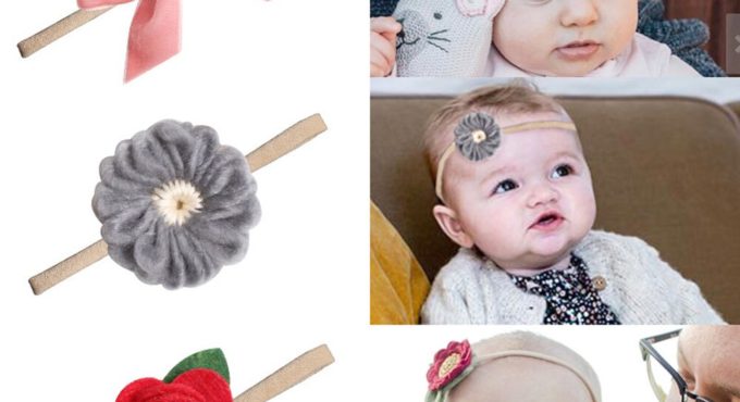 1pc Multiple Styles 10 Colors Baby Bownot Flower Headband Cloth Hair Band Headwear Hair Accessories