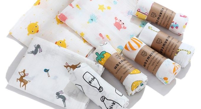 110*120cm Bamboo Fiber Infant Blanket Newborn Soft Bath Nursing Towel Organic Baby Sheet Muslin Swaddle Wrap Crawling Mat