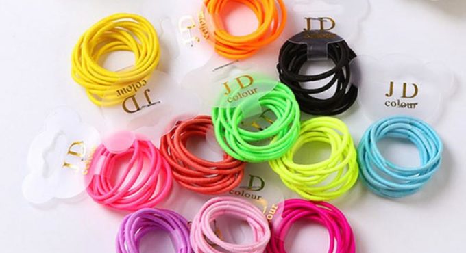 Girls Candy Colors High-quality Elastic Rubber Hair Bands Children Rubber Band Headband Scrunchie Fashion Hair Accessories