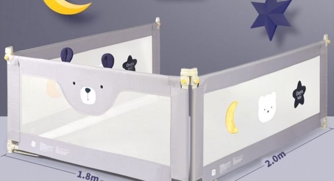 3 pcs Baby Bed Fence Kids playpen Safety Gate Products child Care Barrier for beds Crib Rails Security Fencing Children Guardrai