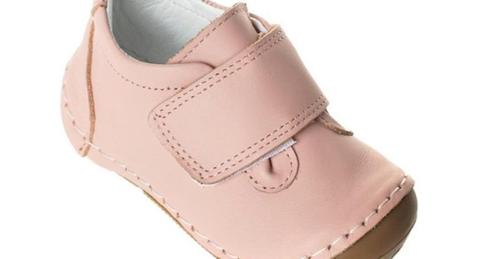 MyWondry Real Leather Powder Baby Girl Anatomical First Step Shoes