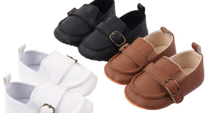 Autumn Fashion Newborn Infant Baby PU Leather Soft Sole Toddler Shoes Suitable Comfortable Non Slip Shoes Best Gift