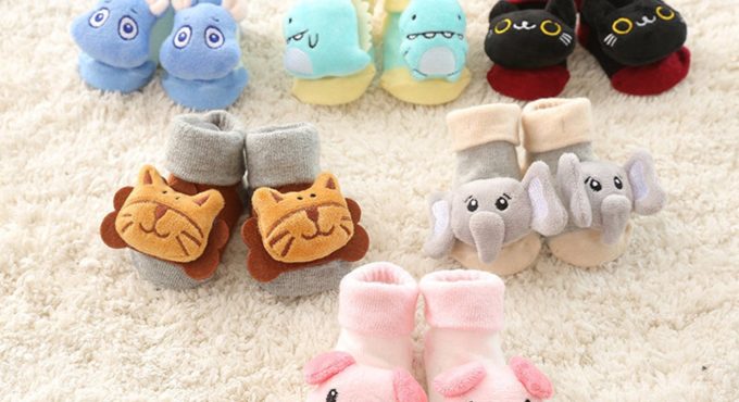 Cotton Baby Socks Cartoon Animal Newborn Socks Anti-Slip Floor Socks Cute Autumn Winter Socks for Children Baby Boys Girls Socks