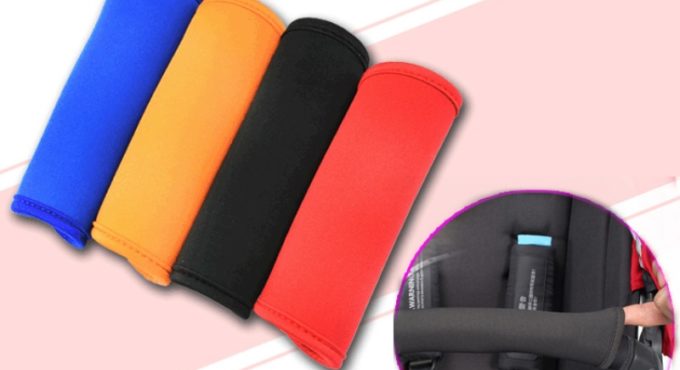 1pcs Color Baby Pram Handle Cover Waterproof Push Tube Cart Sleeve Stroller Armrest Cover Protector Stroller Handle Accessories