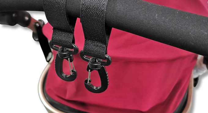 Stroller Hooks Daily Durability Wheelchair Pram Carriage Bag Hanger Hook Solid and Compressive Resistance Shopping Bag Clip