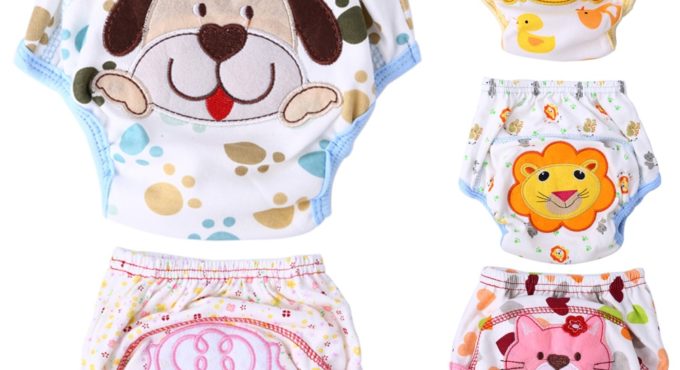 Unisex Baby Training Pants Baby Underwear Reusable Cloth Diapers